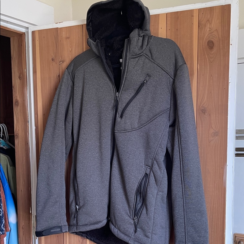 Element Men's Gray Hooded Softshell Jacket